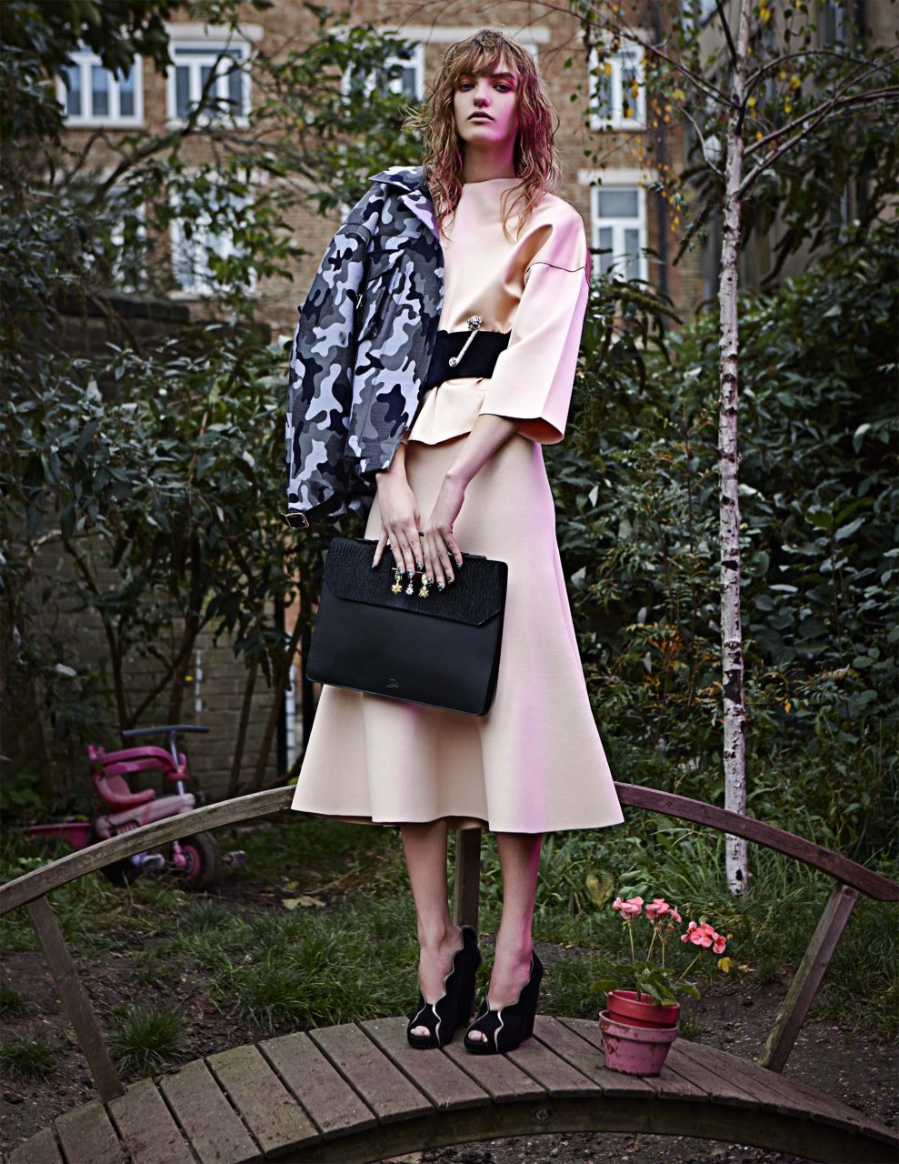 Pink Fashion Editorial Story by Rama Lee for Harper's Bazaar Kz