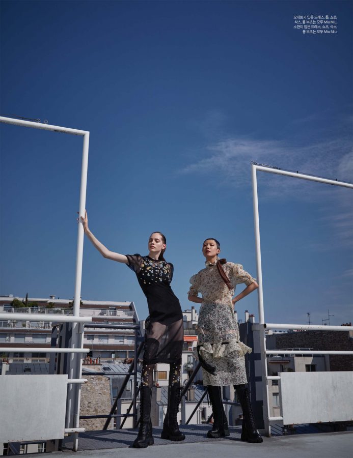 Harper's Bazaar Cover Story with Odette Pavlova and Sohyun by Rama Lee