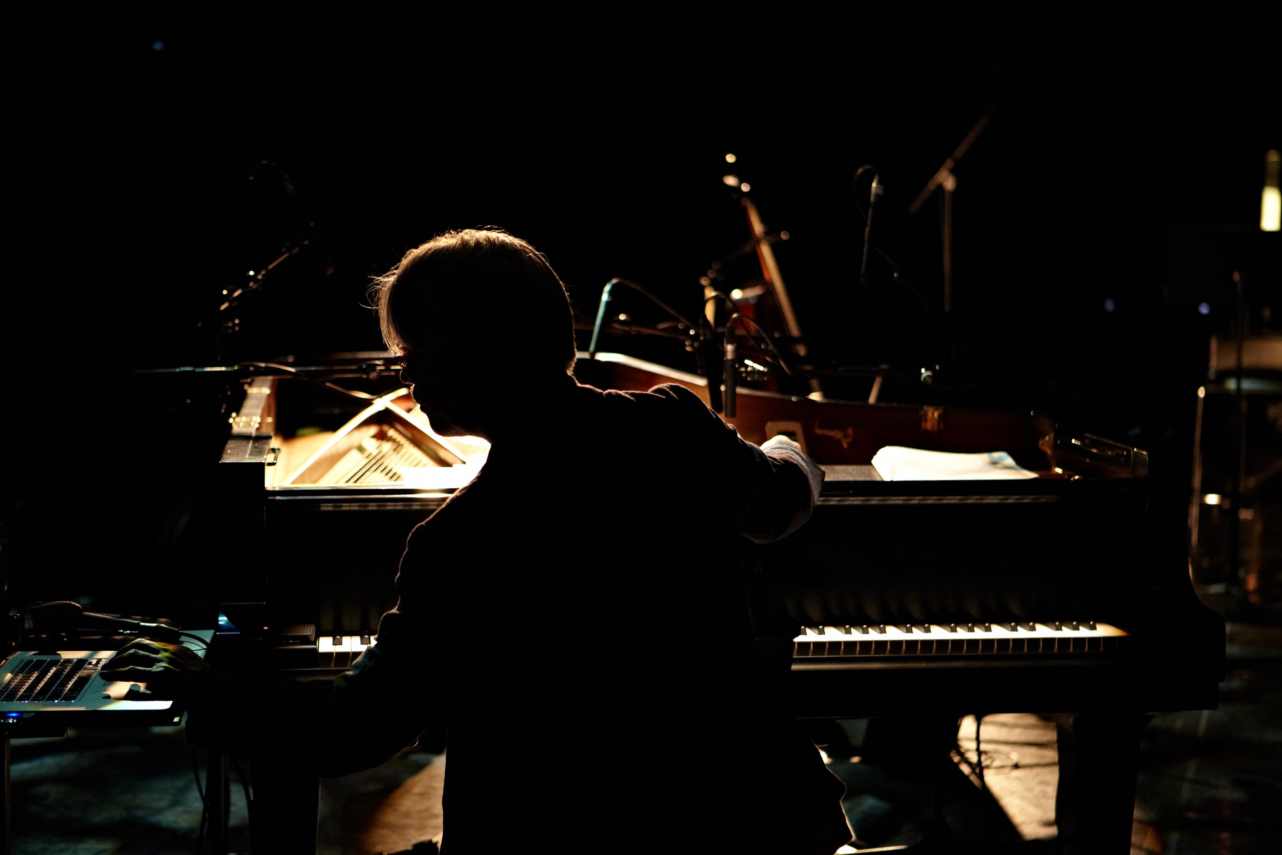 Ryuichi Sakamoto Playing the Piano by Rama Lee